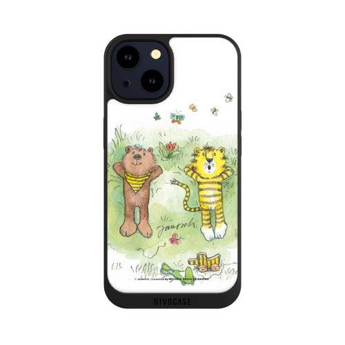 Apple iPhone 14 NIVOpure Bär und Tiger Blumenwiese
