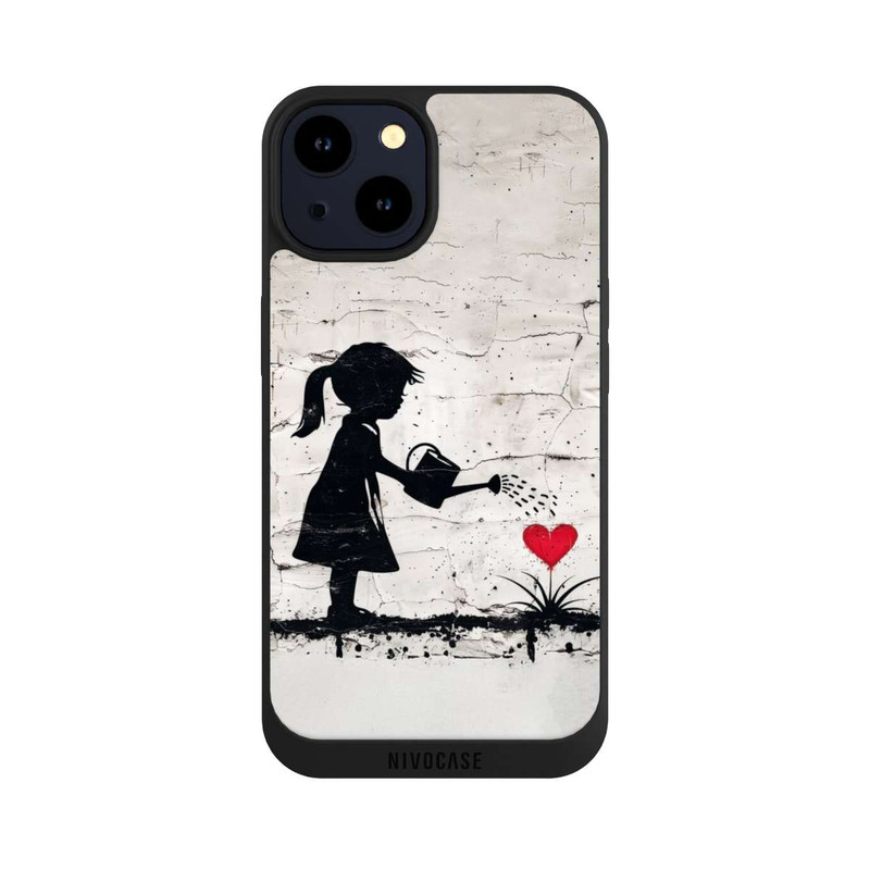 iPhone 14 NIVOpure Girl Watering Bunch of Flowers 
