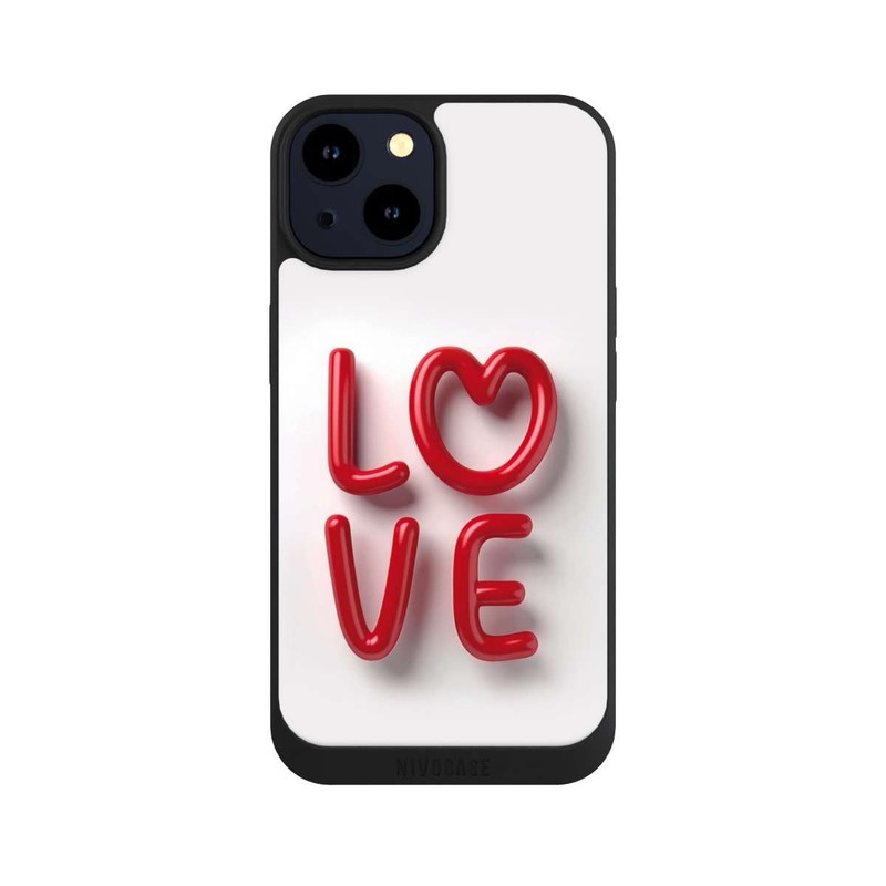iPhone 14 NIVOpure Love Statement Red with AI