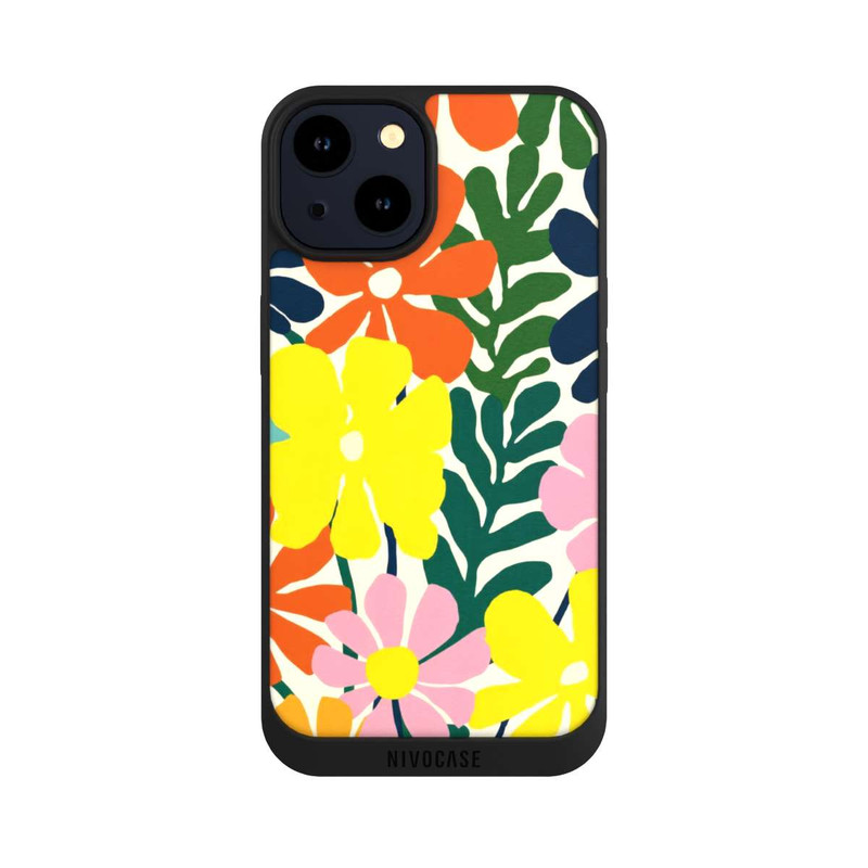 iPhone 14 NIVOpure Flowers Colorful Illustration