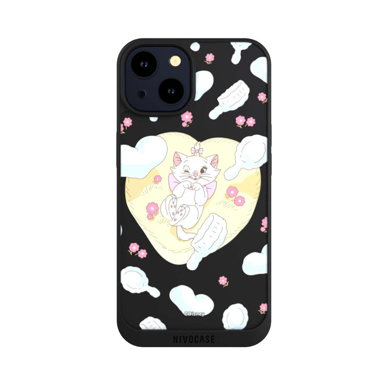 iPhone 14 NIVOpure Aristocats Marie Hearts Yellow Transparent