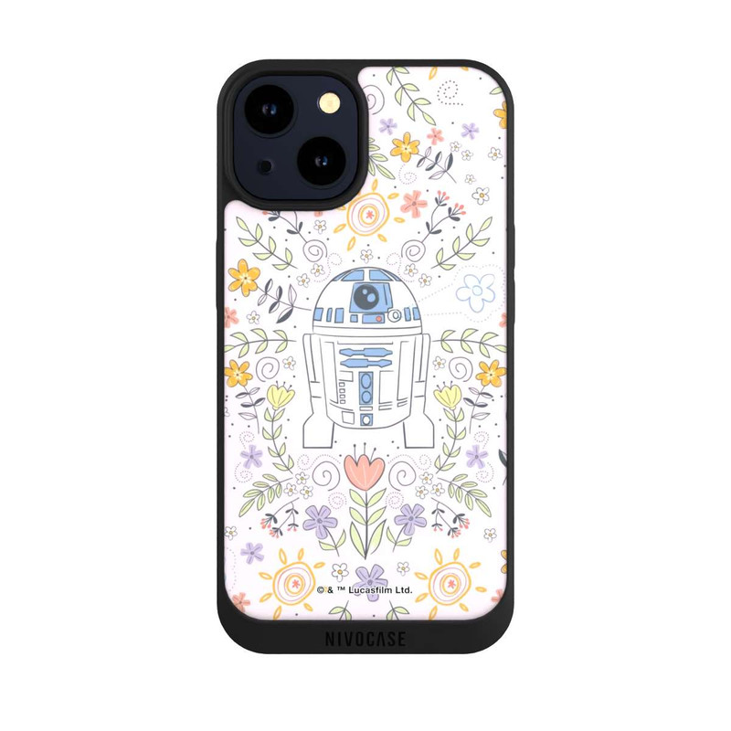 iPhone 14 NIVOpure R2D2 Blumen Muster