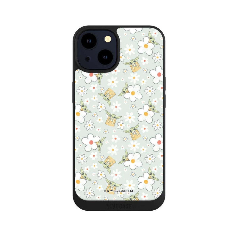 iPhone 14 NIVOpure Baby Yoda Flower Pattern