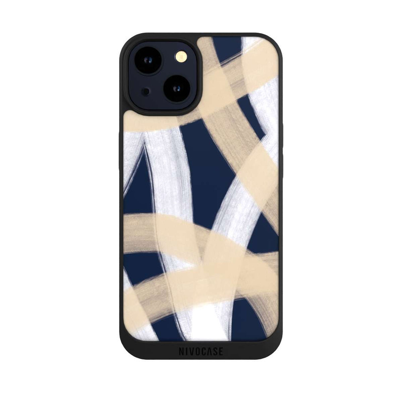 iPhone 14 NIVOpure Laced Up Beije Blue