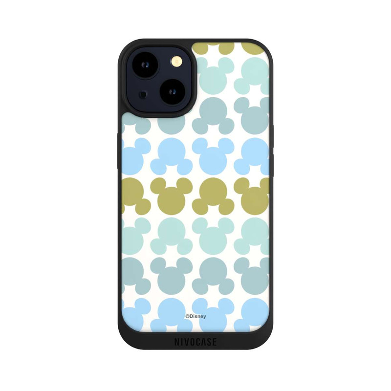 iPhone 14 NIVOpure Disney Mickey Icon Pattern Green and Blue