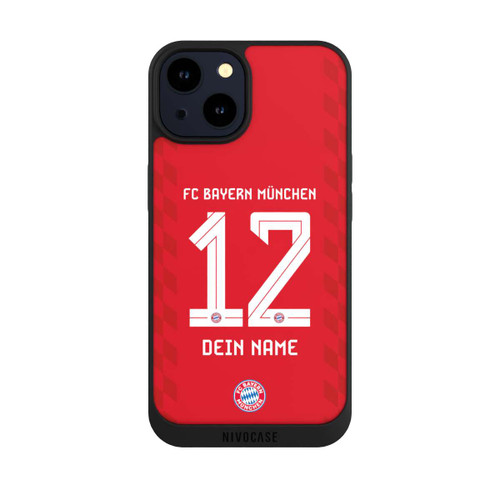 Apple iPhone 14 NIVOpure FC Bayern München Trikot Personalisierbar 25-26