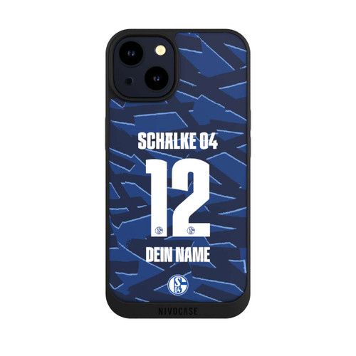 Apple iPhone 14 NIVOpure Schalke 04 Trikot Personalisierbar 25-26