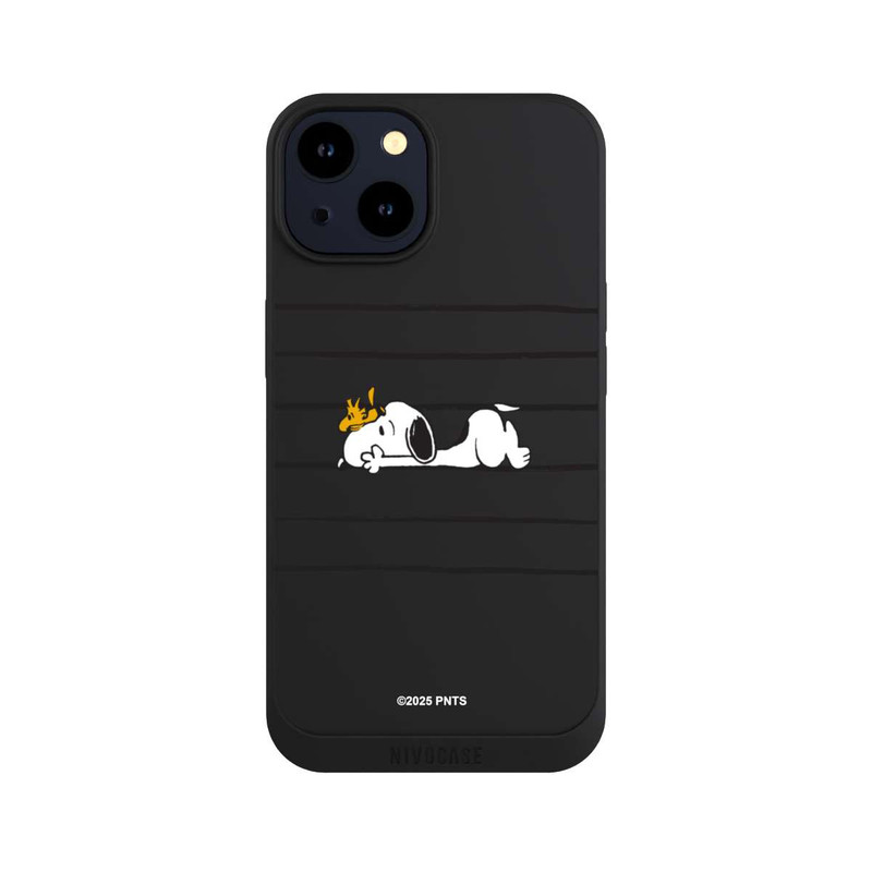 iPhone 14 NIVOpure Snoopy Woodstock Stripes Peanuts Transparent