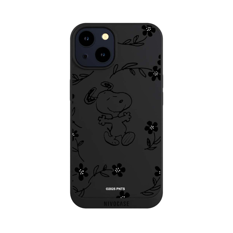iPhone 14 NIVOpure Snoopy und Flowers Transparent