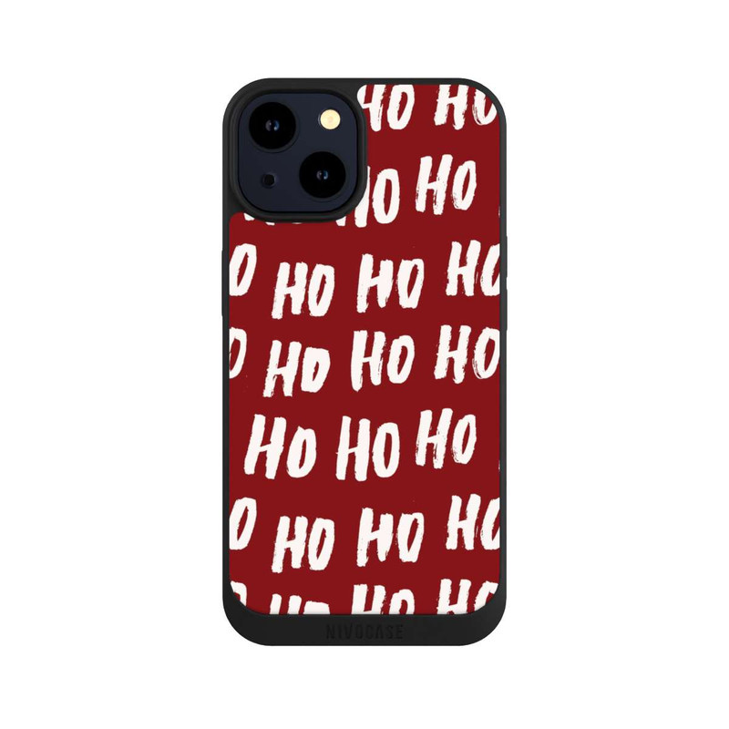 iPhone 14 NIVOpure Ho Ho Ho Christmas Red Pattern