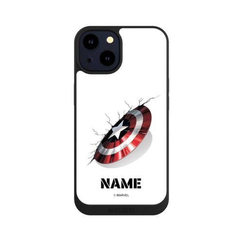 Apple iPhone 14 NIVOpure Captain America Shield Personalisierbar