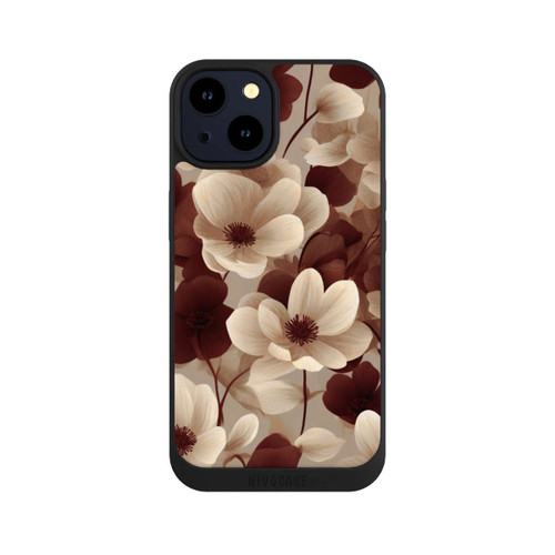 Apple iPhone 14 NIVOpure Naturfarbenes Blumenmuster mit KI
