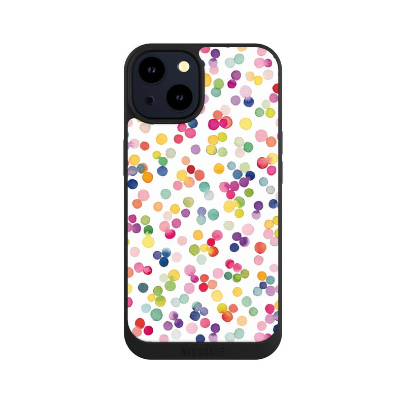 iPhone 14 NIVOpure Watercolor Dots Colorful