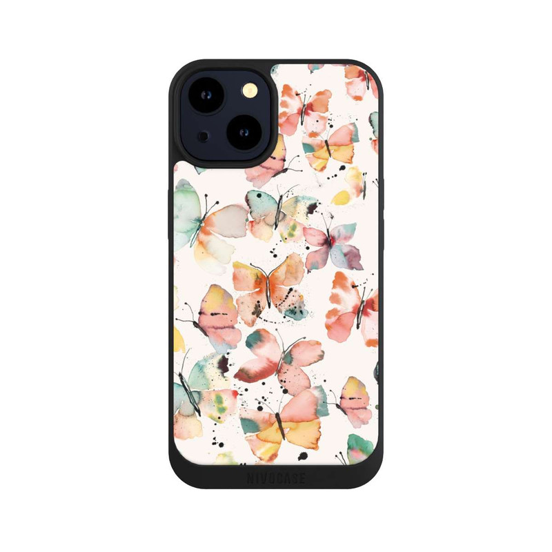 iPhone 14 NIVOpure Butterflies Watercolor Pattern