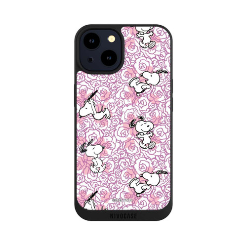 Apple iPhone 14 NIVOpure Peanuts Pink Roses Pattern
