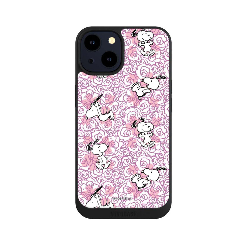 iPhone 14 NIVOpure Peanuts Pink Roses Pattern