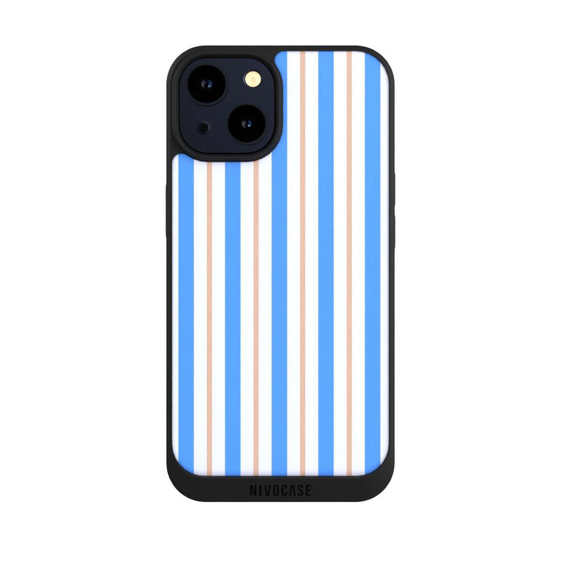 iPhone 14 NIVOpure Stripes Blue Beige