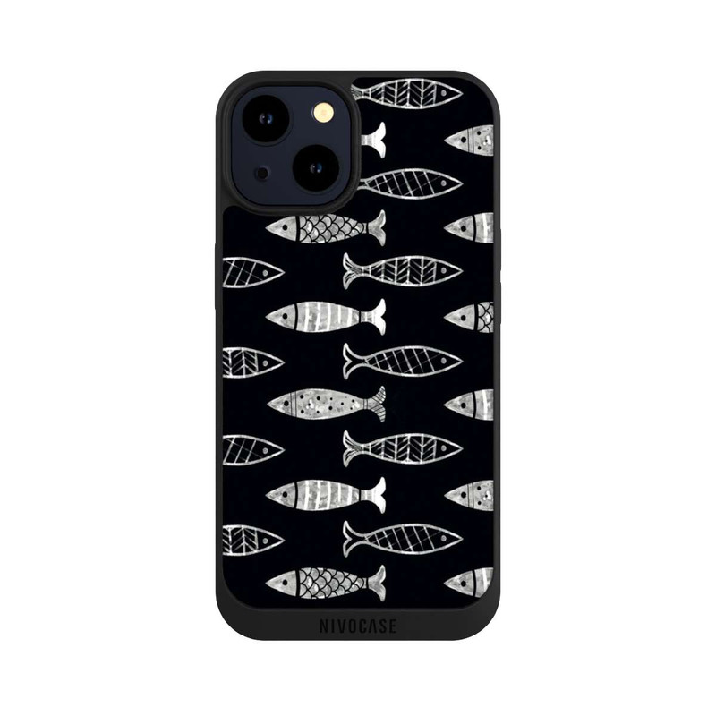 iPhone 14 NIVOpure Black Fishy Theme