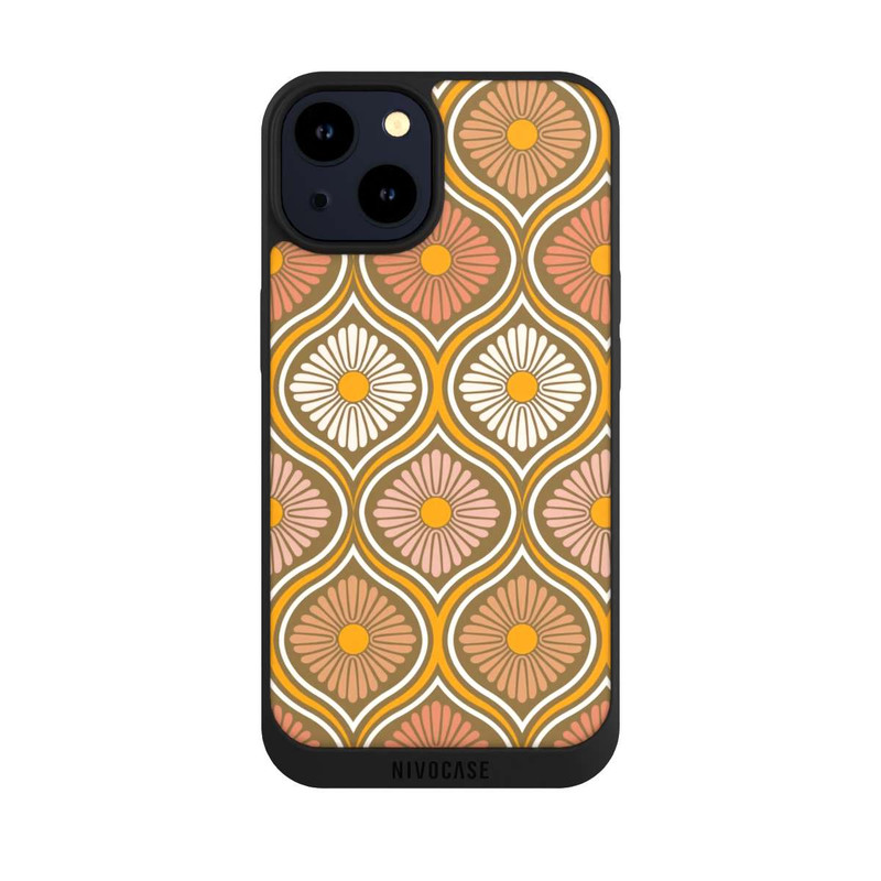 iPhone 14 NIVOpure Groovy 70s Retro Mid-Century Daisy Flowers
