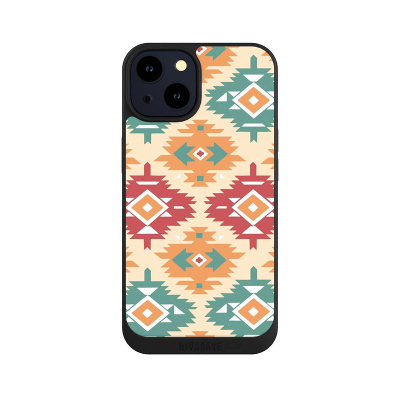 iPhone 14 NIVOpure Modern Tribal Boho Aztec Geometric Design 1