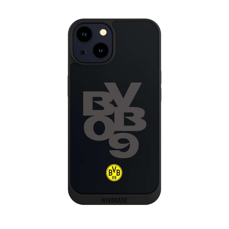 iPhone 14 NIVOpure BVB09 Grau Schwarz