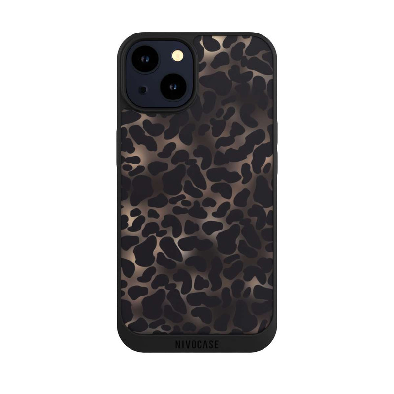 iPhone 14 NIVOpure Leo-Muster dunkel