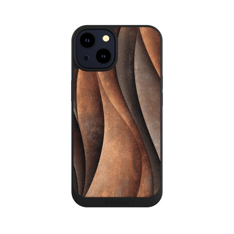 iPhone 14 NIVOpure Bronze-Look Luxuriös