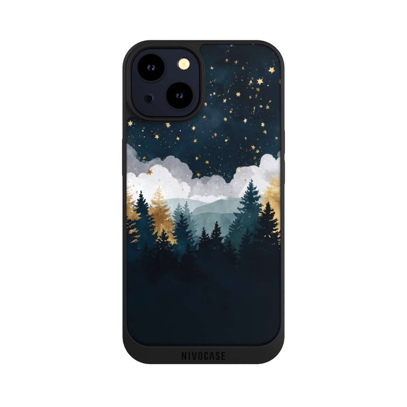 iPhone 14 NIVOpure Forêt Nocturne Indigo