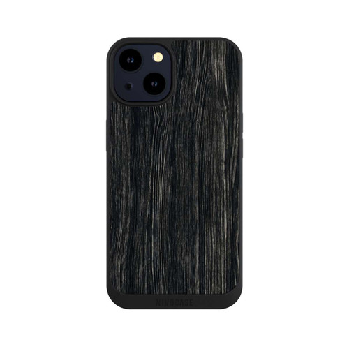 Apple iPhone 14 NIVOpure Dunkle Holzstruktur