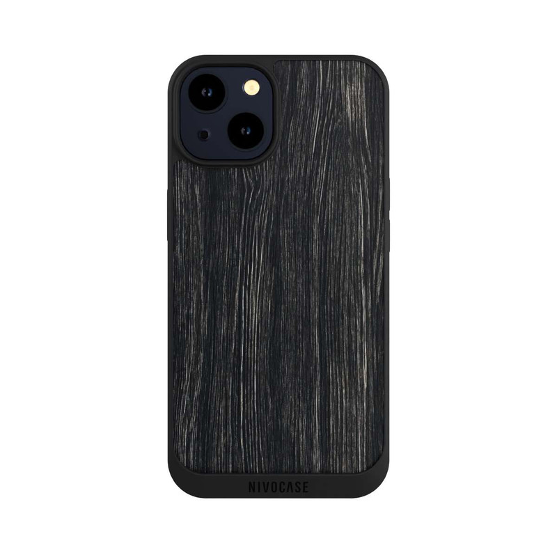 iPhone 14 NIVOpure Dark Wood Texture