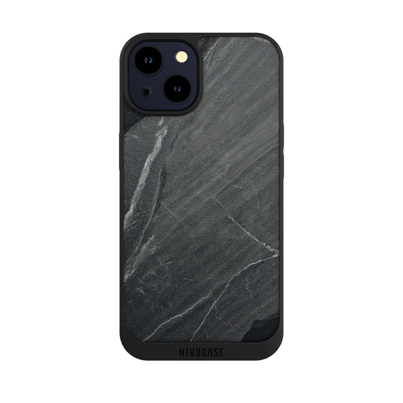 iPhone 14 NIVOpure Stone Texture Grey with AI