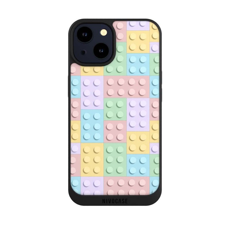 iPhone 14 NIVOpure Colorful Blocks Pattern