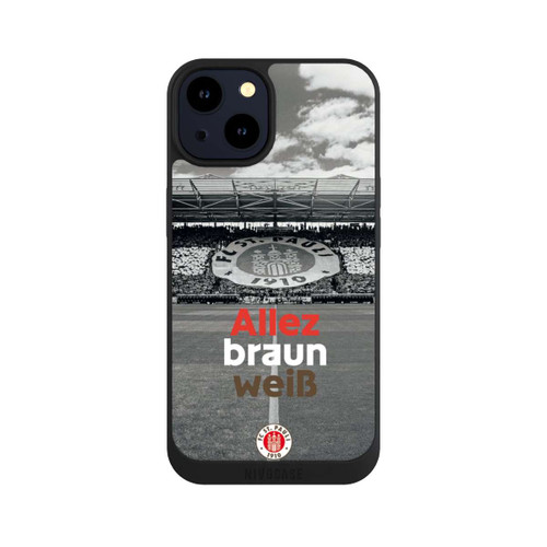Apple iPhone 14 NIVOpure FC St. Pauli Allez braun weiss