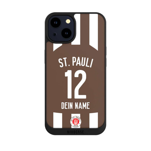 Apple iPhone 14 NIVOpure FC St. Pauli Trikot Personalisierbar 25-26