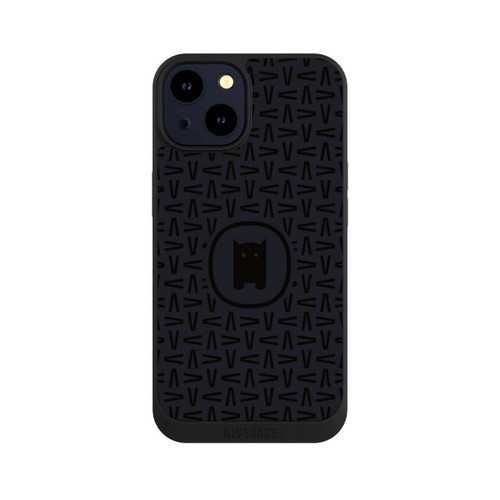 Apple iPhone 14 NIVOpure Nivocase Muster Schwarz Grau