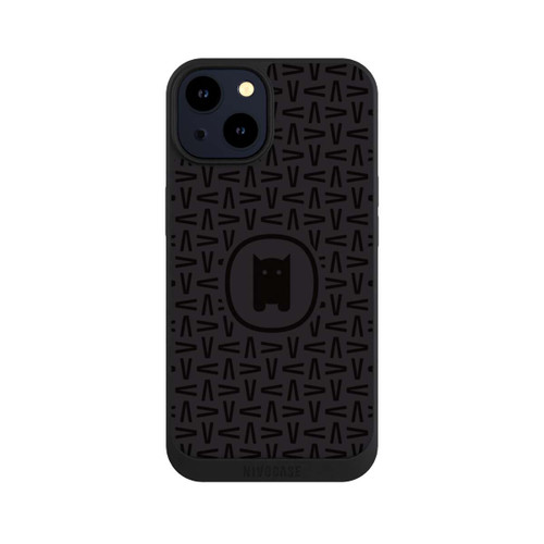 Apple iPhone 14 NIVOpure Nivocase Muster Schwarz Grau