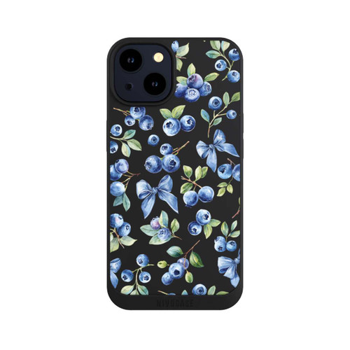 Apple iPhone 14 NIVOpure Blaubeere Schleifen Transparent mit KI