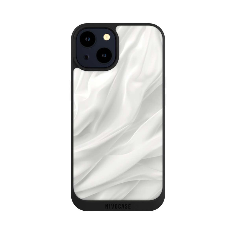 iPhone 14 NIVOpure White Satin Smooth Texture With AI