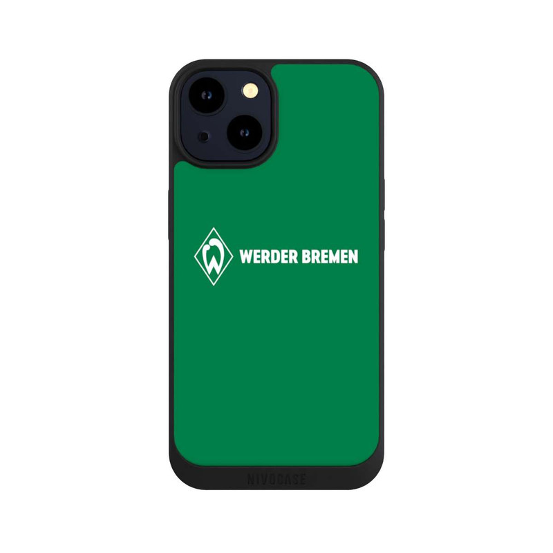 iPhone 14 NIVOpure Werder Bremen Schriftzug Raute Grün