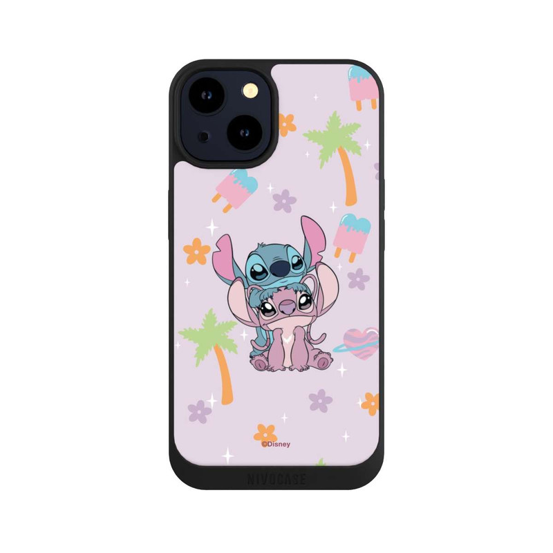 iPhone 14 NIVOpure Stitch and Angel Cute Couple