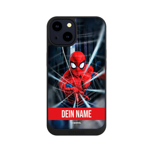 Apple iPhone 14 NIVOpure Spiderman Webs in Action Personalisierbar