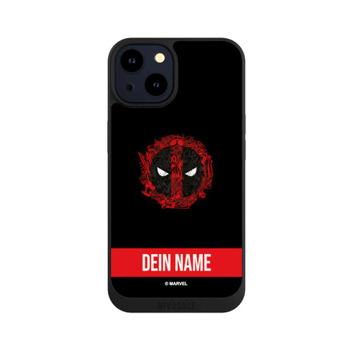 Apple iPhone 14 NIVOpure Deadpool Logo Personalisierbar