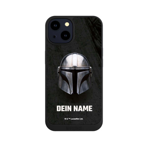 Apple iPhone 14 NIVOpure Star Wars Mandalorian Black Helmet customisable