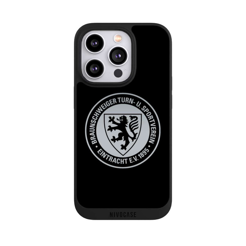 iPhone 14 Pro NIVOpure Eintracht Braunschweig Schwarz Silber