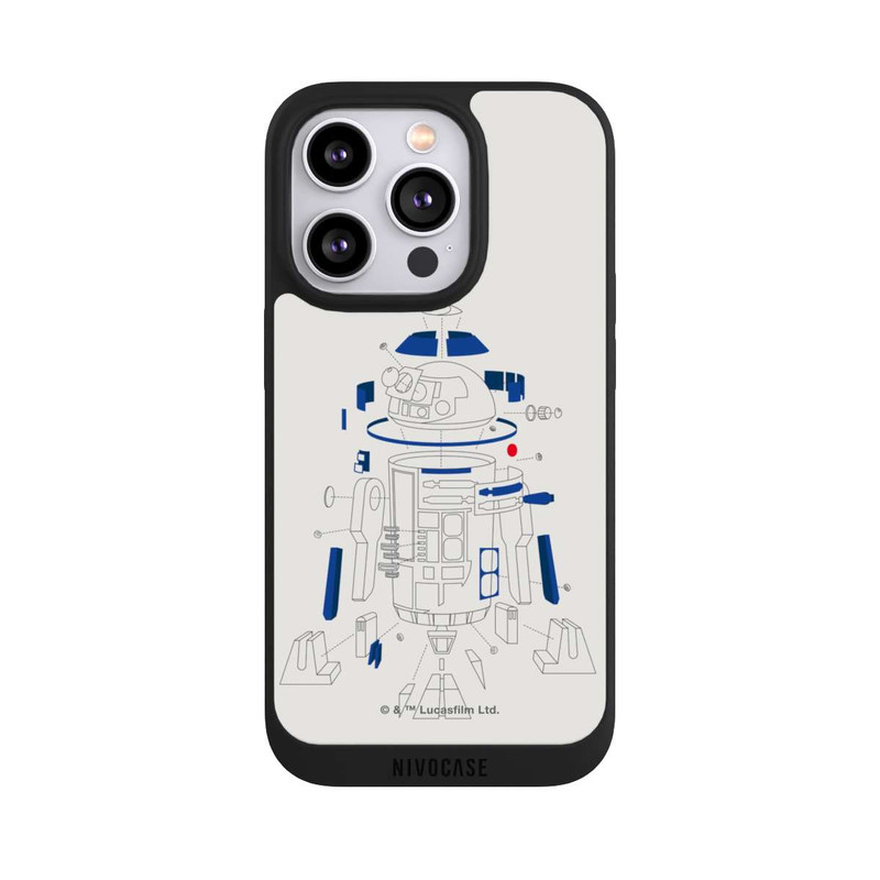 iPhone 14 Pro NIVOpure R2D2 Exploded Drawing - StarWars 8