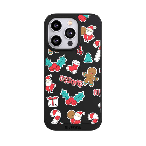 Apple iPhone 14 Pro NIVOpure Christmas Pattern ohne Hintergrund
