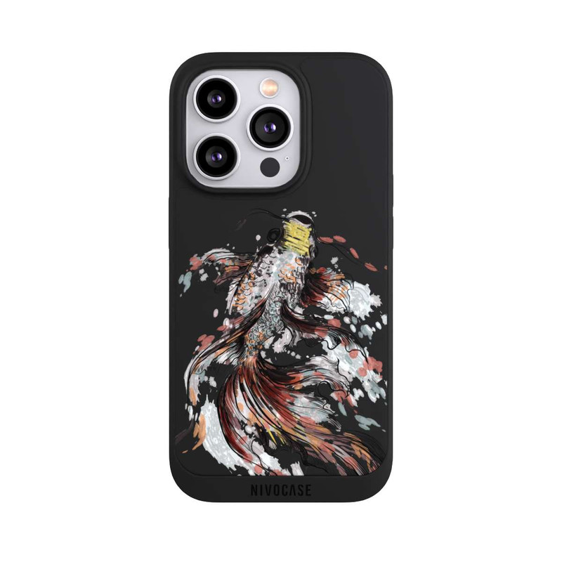 iPhone 14 Pro NIVOpure Koi (Qquarelle) sans Fond