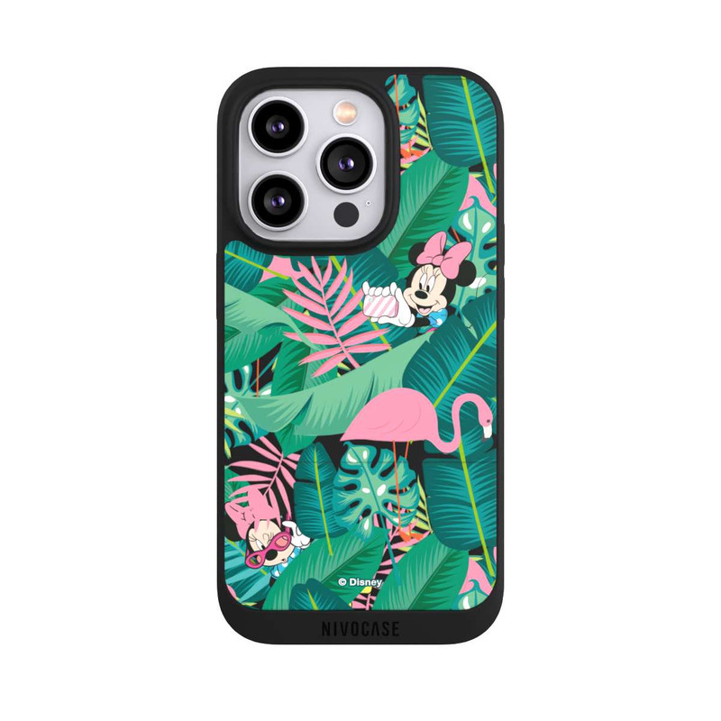 iPhone 14 Pro NIVOpure Minnie Summer Palmblätter ohne Hintergrund