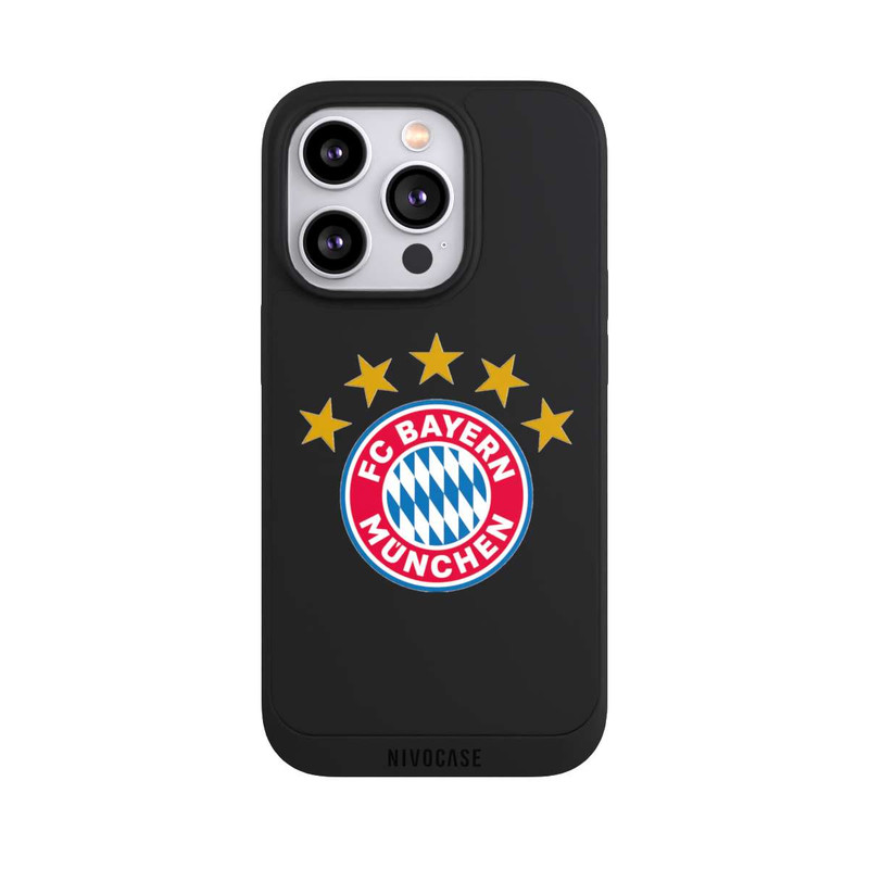 iPhone 14 Pro NIVOpure FCB Logo mit Sterne - ohne Hintergrund