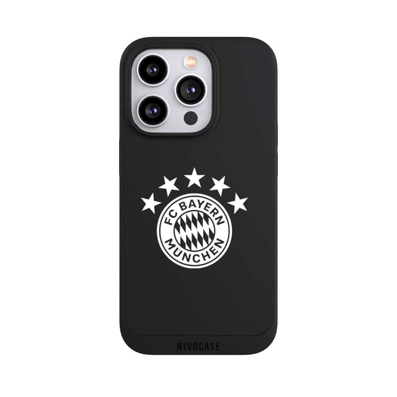 iPhone 14 Pro NIVOpure FCB Logo einfarbig mit Sternen - ohne Hintergrund